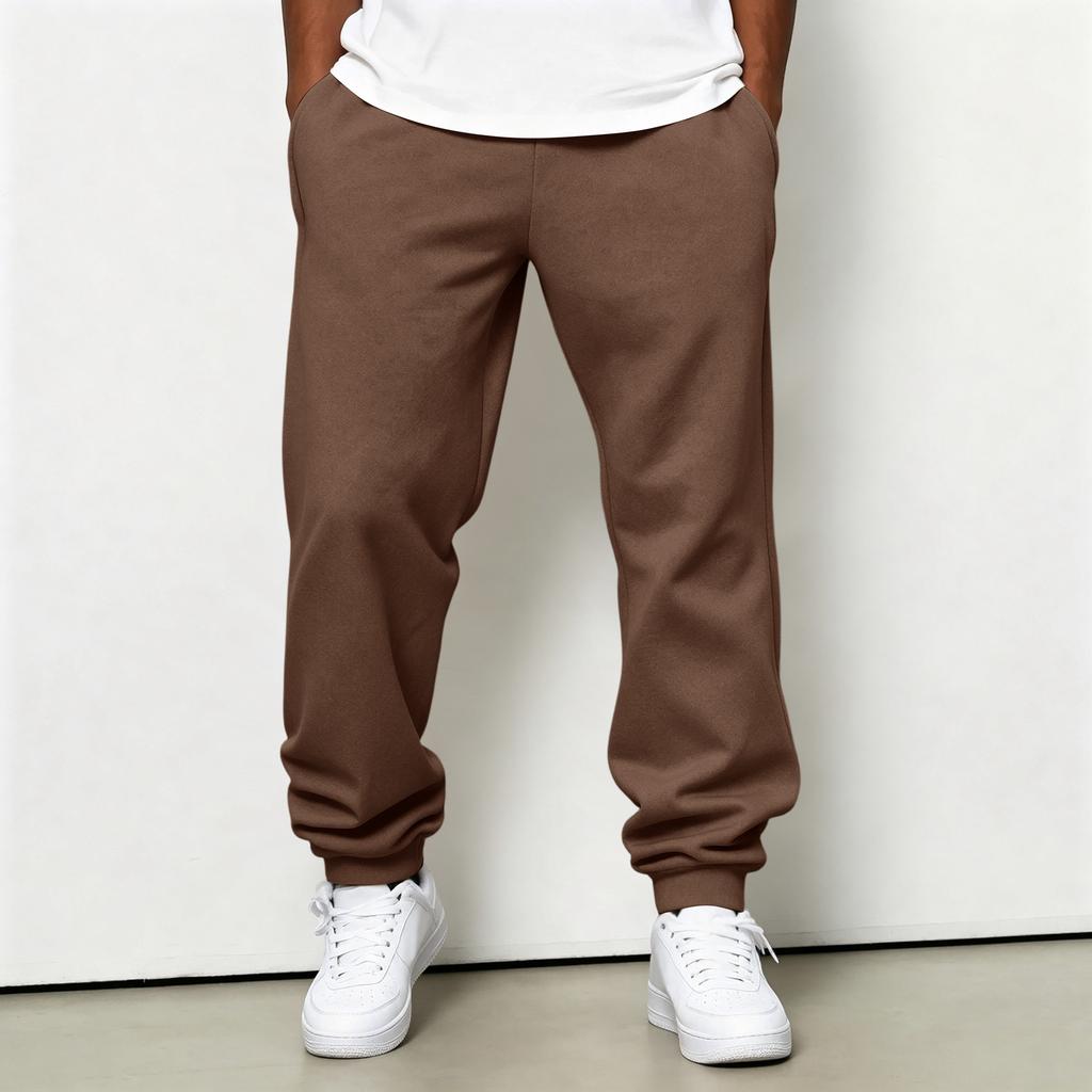 Men's Jogger Pants with Drawstring Elastic Waist