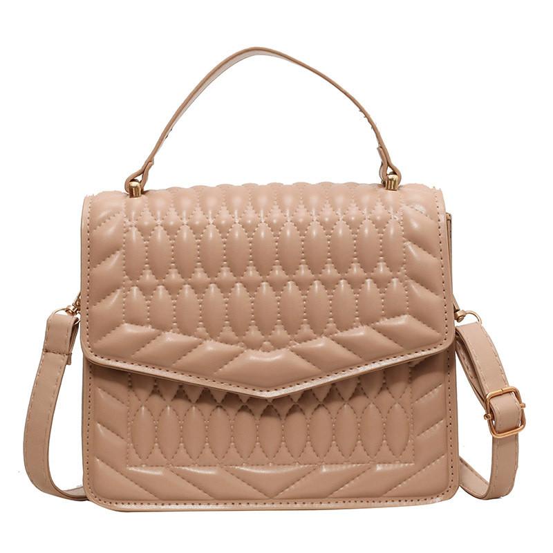 Stylish Korean Style Shoulder Crossbody Bag Trendy Vintage Mini Square Purse For Women