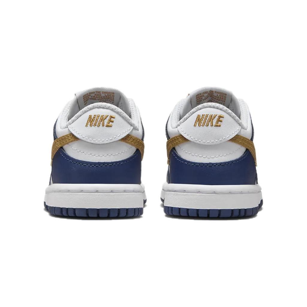 Nike Dunk Low TD Midnight Navy Wheat Baby Sneakers Blue White FB9107-111