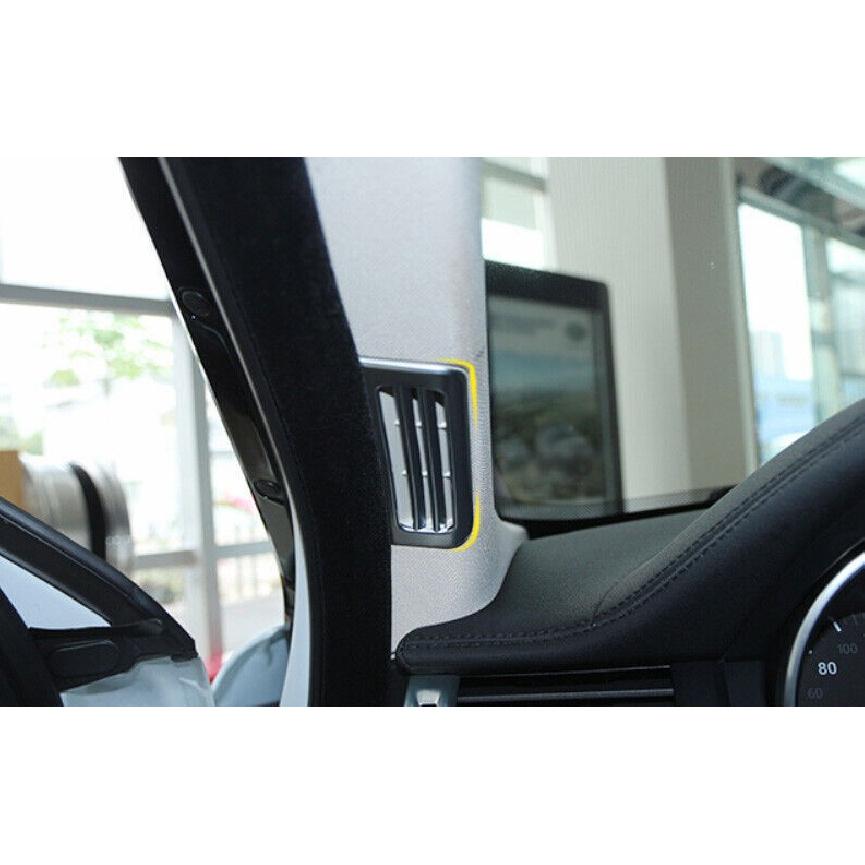 Outlet Vent Cover Matte Silver For Range Rover Evoque 2012-2019 2PC A Pillar Air