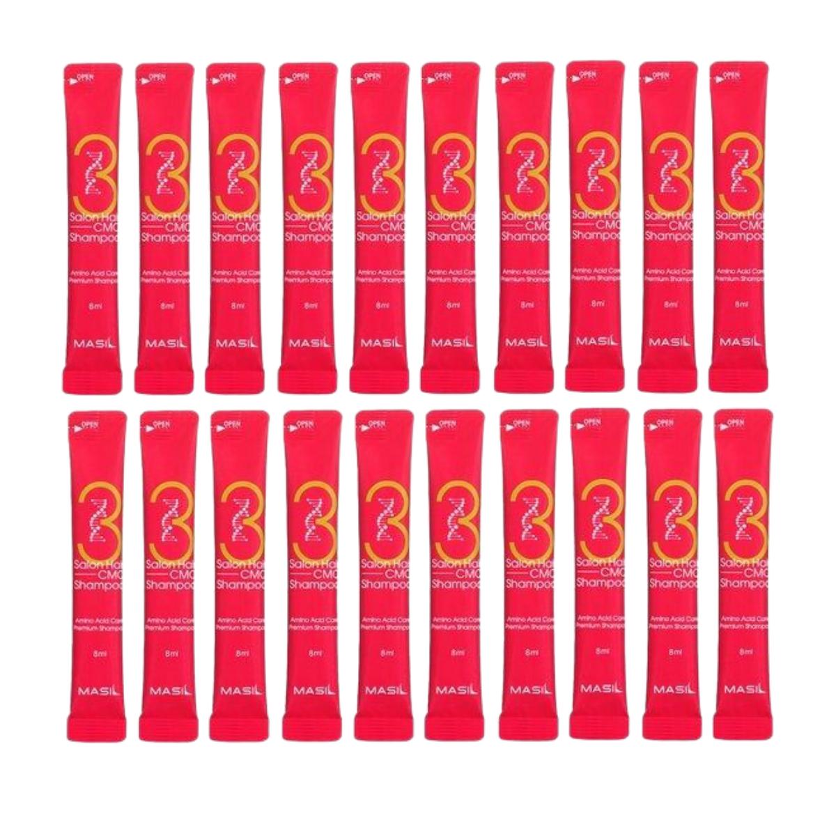 MASIL 3 Salon Hair CMC Shampoo Damage Repair Intense Hydration 8ml x 20pcs