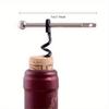 Portable Stainless Steel Corkscrew  Portable Wine Bottle Opener Mini Stainless Steel Cork Screw Bottle Corkscrew .