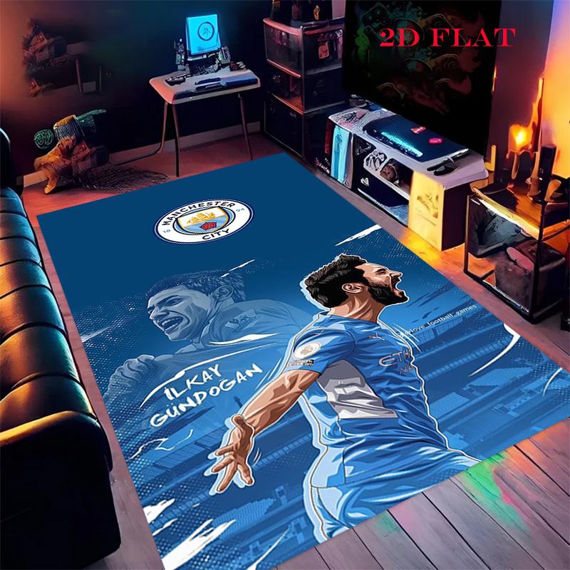 The Blues Team Carpet Rug for Living Room Bedroom Home Sofa Decoration,Kids Play Nonslip Floor Mat