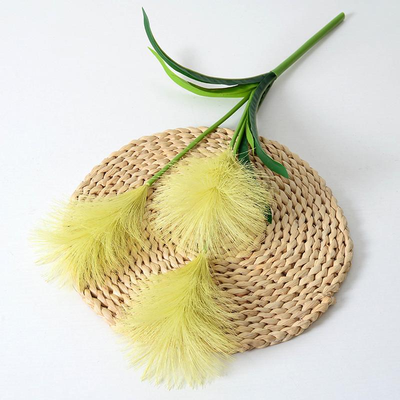 

Phragmites Australis Faux Decor With Fine Texturing For Event Interior Decorate зелёный