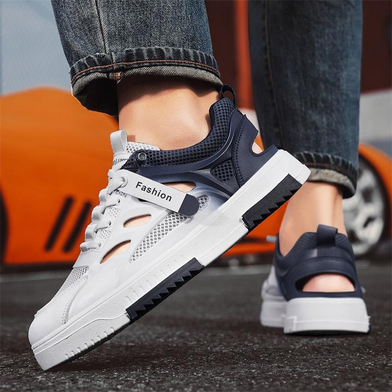 Mode CYYTL Schuhe für Herren Mesh Sommer Sneaker Lässig Atmungsaktiv Sport Outdoor Tennis Wandern Laufen Designer Luxus Plateau Slipper