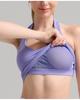Lulu Women's New Halter Sports Bra - Beautiful Back, Slimming, Nude Feeling, with Chest Pads for Yoga and Fitness.