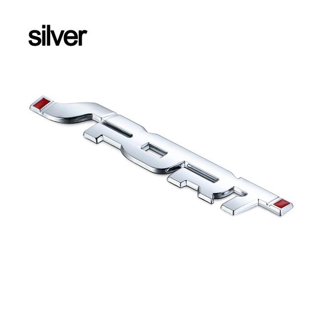 3D Metal Sports Car Side and Tail Emblem - SPORT Personality Sticker J16