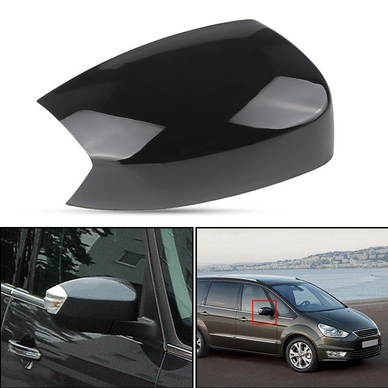 Glänzende Weiße/Glänzende Schwarze Rückspiegelabdeckung Für Ford S-MAX Galaxy S-Max 2006 2007 2008 2009 2010 2011-2015 KUGA/Escape 2008