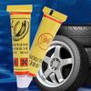 Tragbarer Motorradreifen-Reparaturkleber, Notfall-Reifenreparatur-Sofortkleber, starker Gummi, verschleißfest, nicht korrosiver Klebstoff