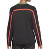 Nike Logo Patch Crew Neck Long Sleeve T-Shirt Men Tops Black BV4539-010