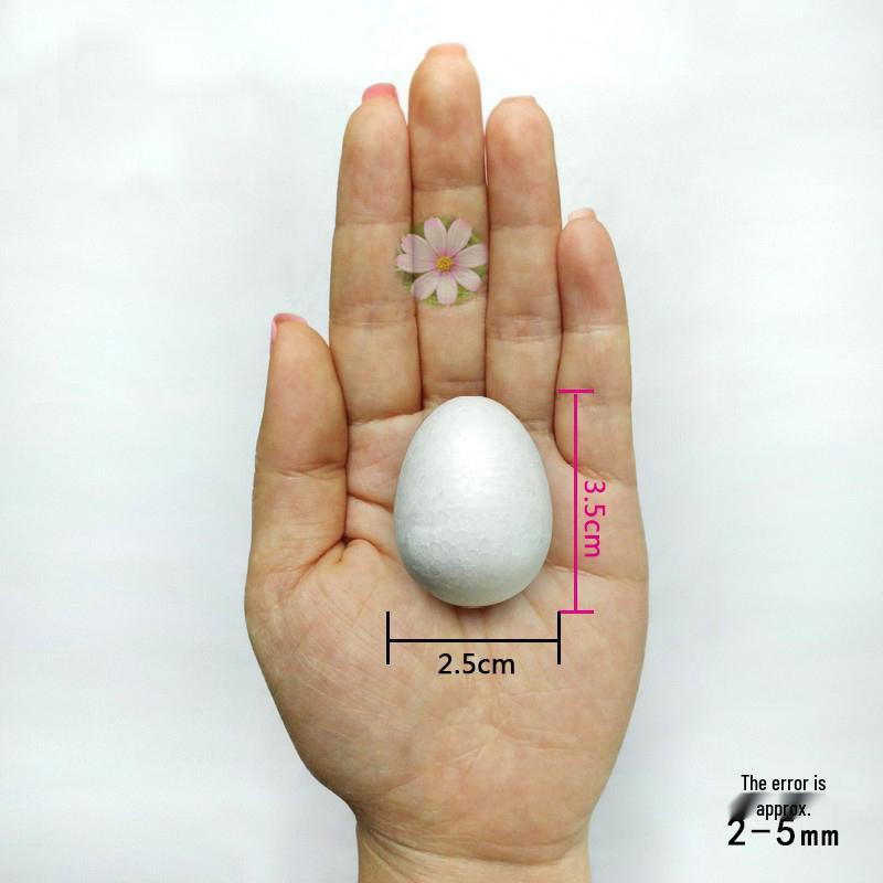 Large Foam Egg-Shaped Flower Bud for Rose, Poppy & Hyacinth Art