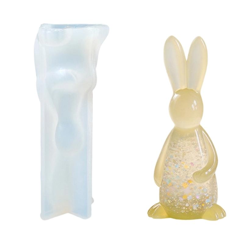 

Rabbits Shape Silicone Mould With Fine Embossing For Dessert Candle And Enthusiasts