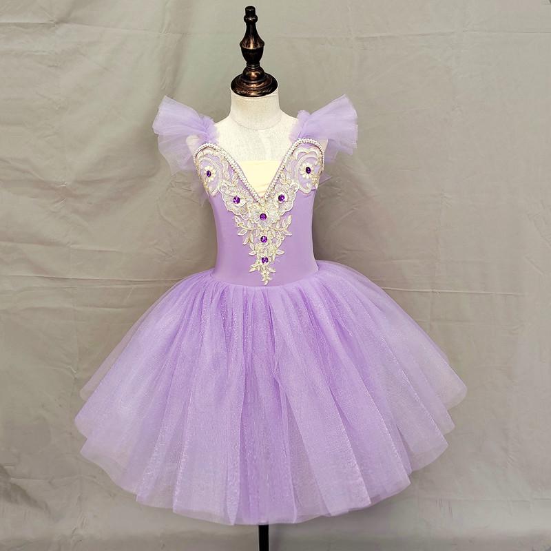 

Children s Ballet Costume: Little Swan Performance Skirt for Dance Class - June 1st Edition 110 cm