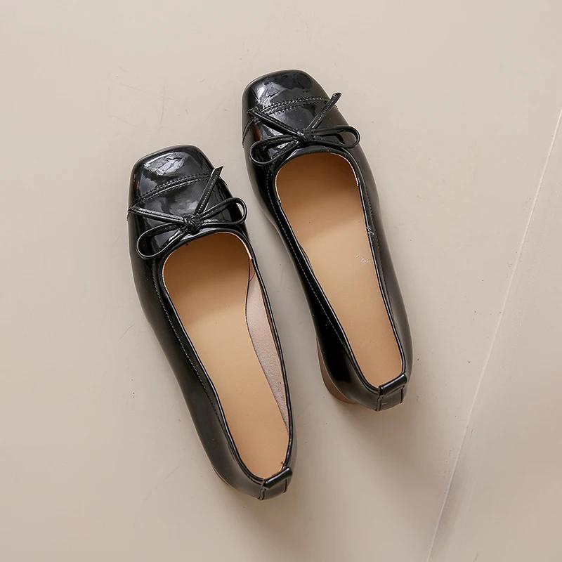 New Brand Women Flats Soft Ballet Shoes Slip On Loafers Soft Moccasins Tabi Ninja Casual Shoes Mujer Ladies Shoes Bow Knot Mujer