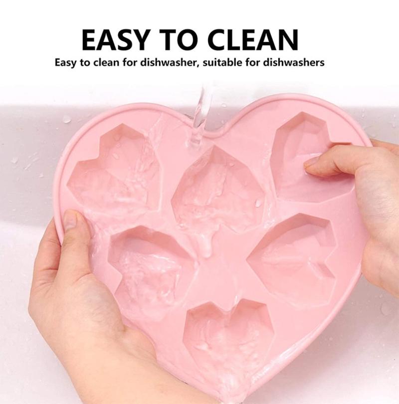 Silicone Mold Set Chocolate Cake Heart Shape Mold Mold Cake Tools Kitchen Materials 7 Pieces | Cake Molds