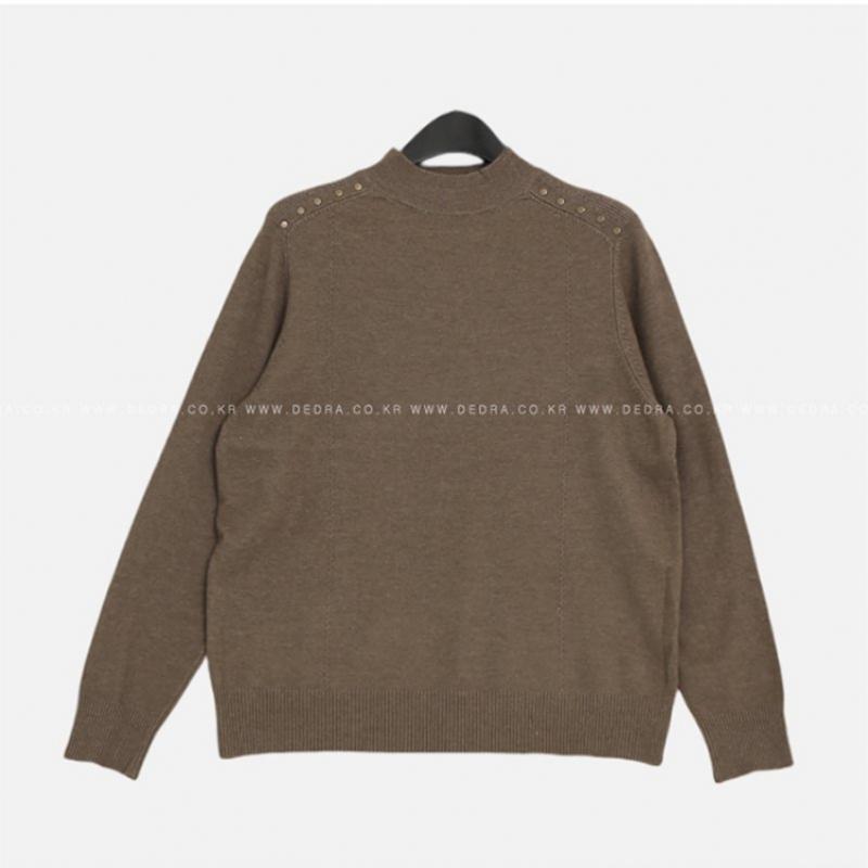 Dedra Long Sleeve High Neck Knit Knd4019 Yc
