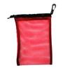 Mesh Bag, Mesh Pocket with Carabiner for Diving Snorkeling Swimming