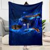 Stoke City Football Player Celebration Blanket Warmthful Decor Great for Bed Bedding Sofa Four Seasons Multipurpose Modern