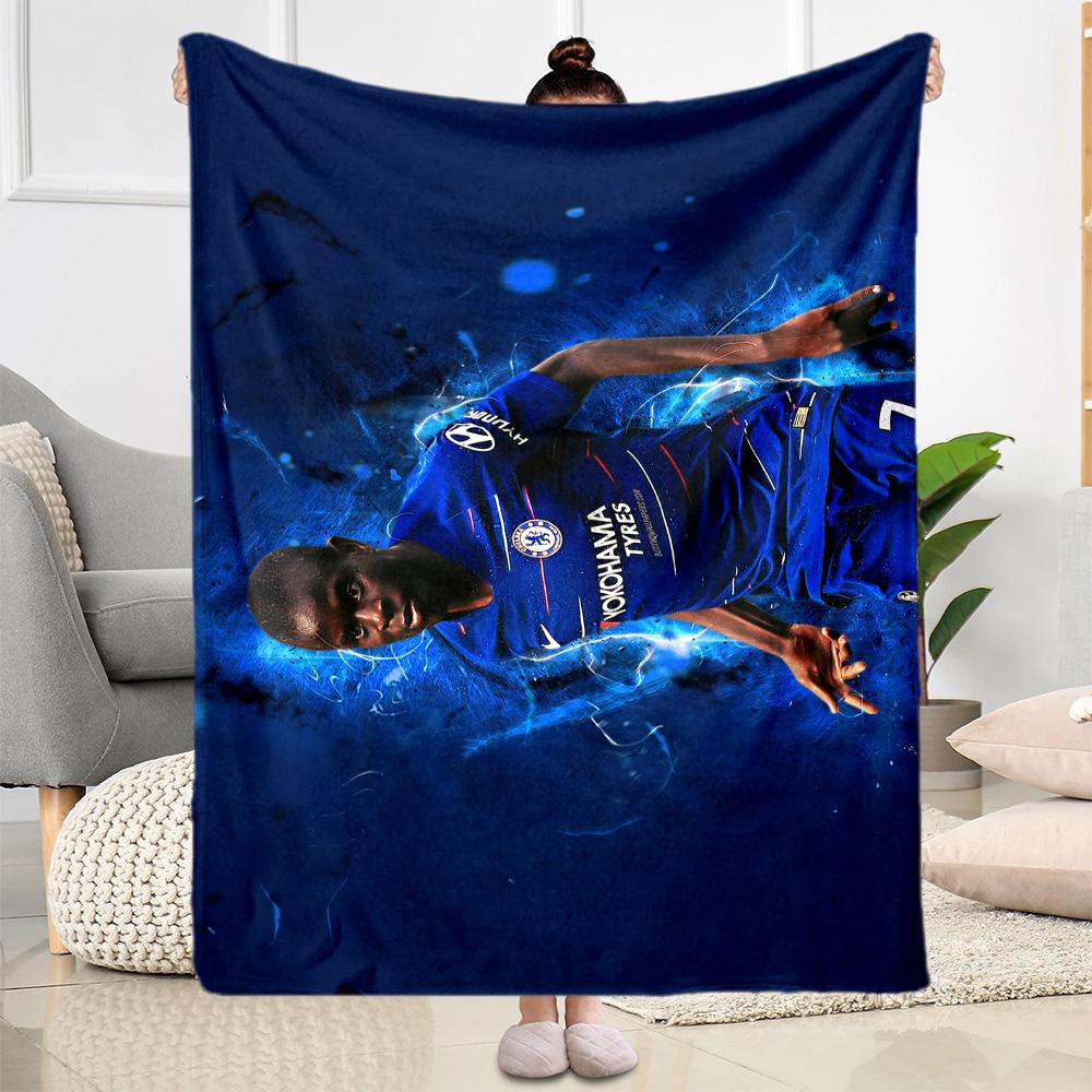 Stoke City Football Player Celebration Blanket Warmthful Decor Great for Bed Bedding Sofa Four Seasons Multipurpose Modern