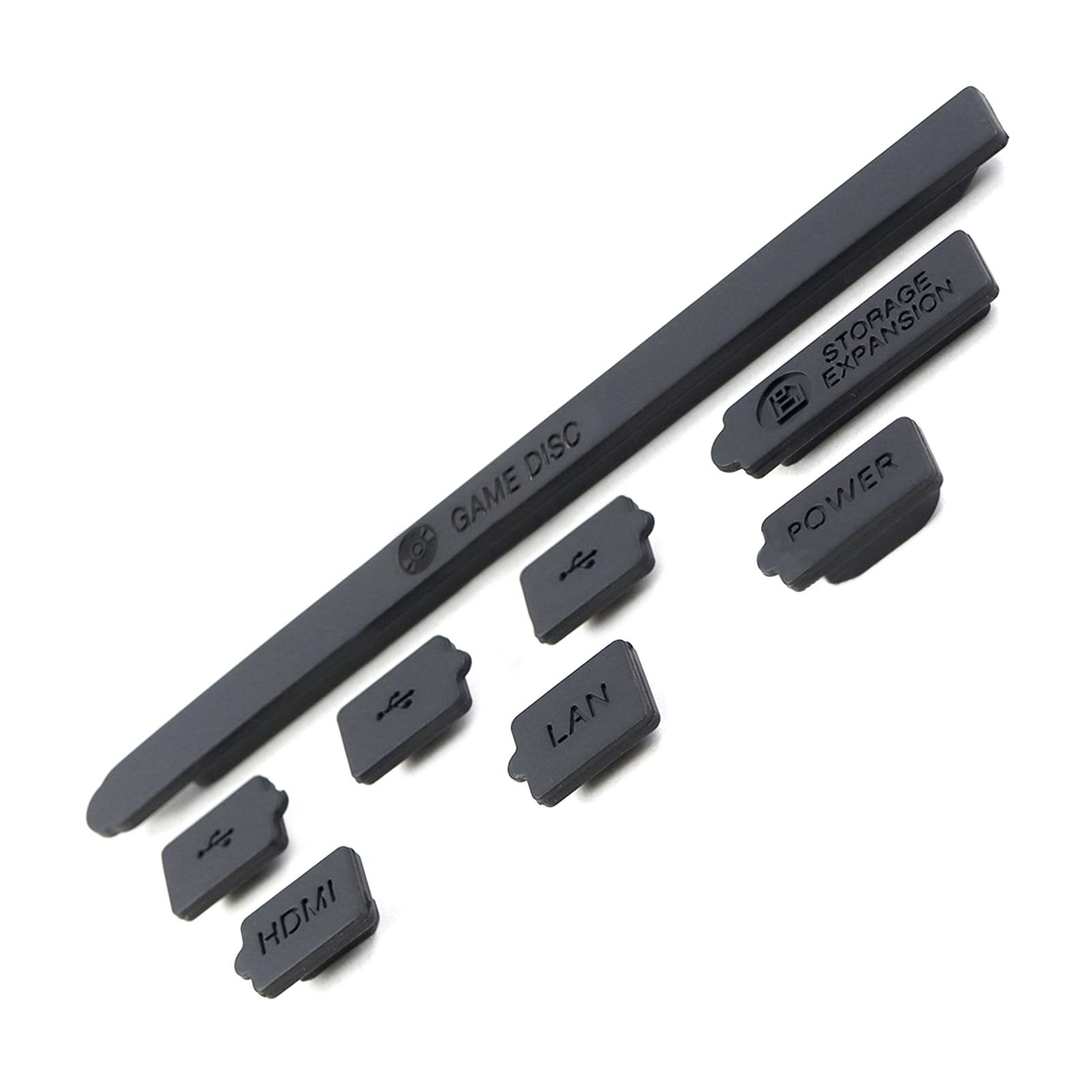 

8 шт. силиконовых пылезащитных заглушек, комплект USB-интерфейсов, пылезащитный чехол для игровой консоли серии Xbox, аксессуары