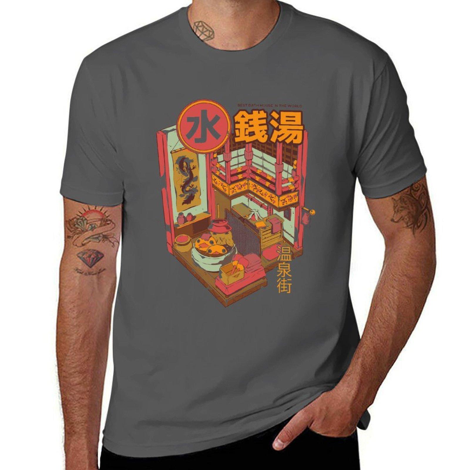 

Bath House T-Shirt t shirts for man cotton soft t shirt man designer T-Shirt 4XL