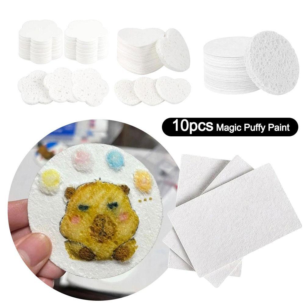 Handicraft Magic Puffy Paint Educational Toy Puffy Texture Paper  for Children