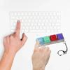Keyboard Key Fidget Toy Colorful Keychain Keycap Stress Relief Toy For Children Adults Gifts Finger Button Anti-stress Toys