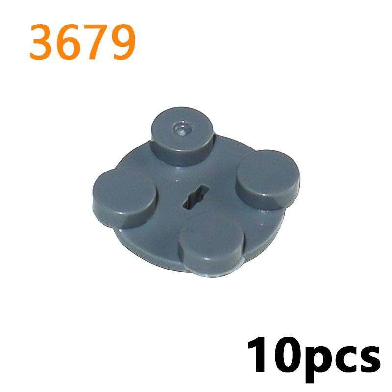Building Blocks Technology Accessories Turntable 2x2 Plate Base 3680 Turntable 2x2 Plate Top 3679 MOC Parts Bricks Toys for Kids