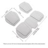 For Tesla Car Cushion Nappa Leather Breathable Non-slip Car Seat High Rebound Pad Seat Cushion Four Seasons Universal Auto Seat