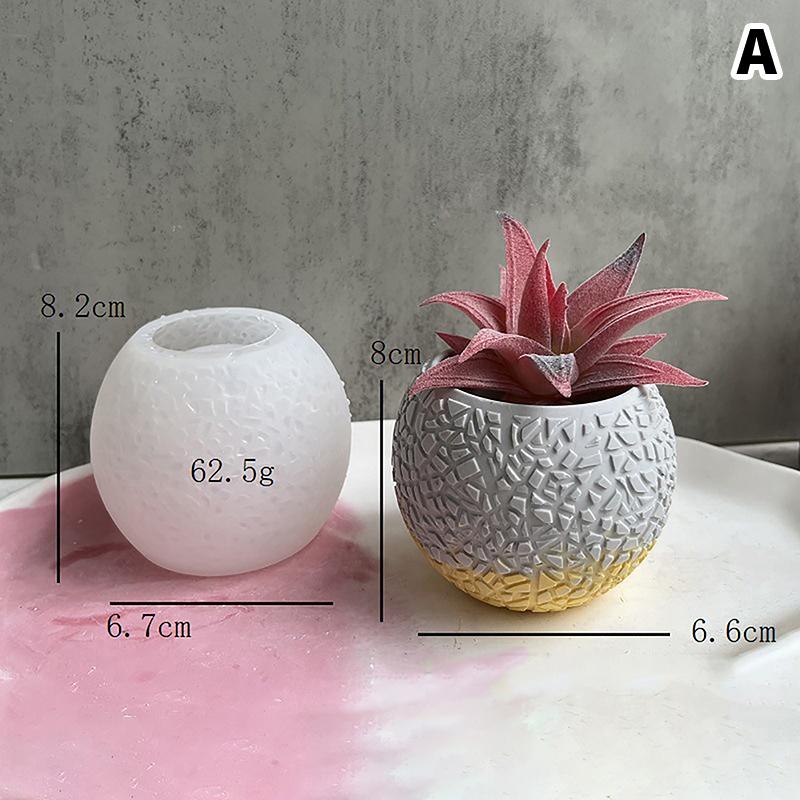 

Fish Scales Cup Candle Jar Silicone Molds Diy Cement Plaster Planter Home Decor