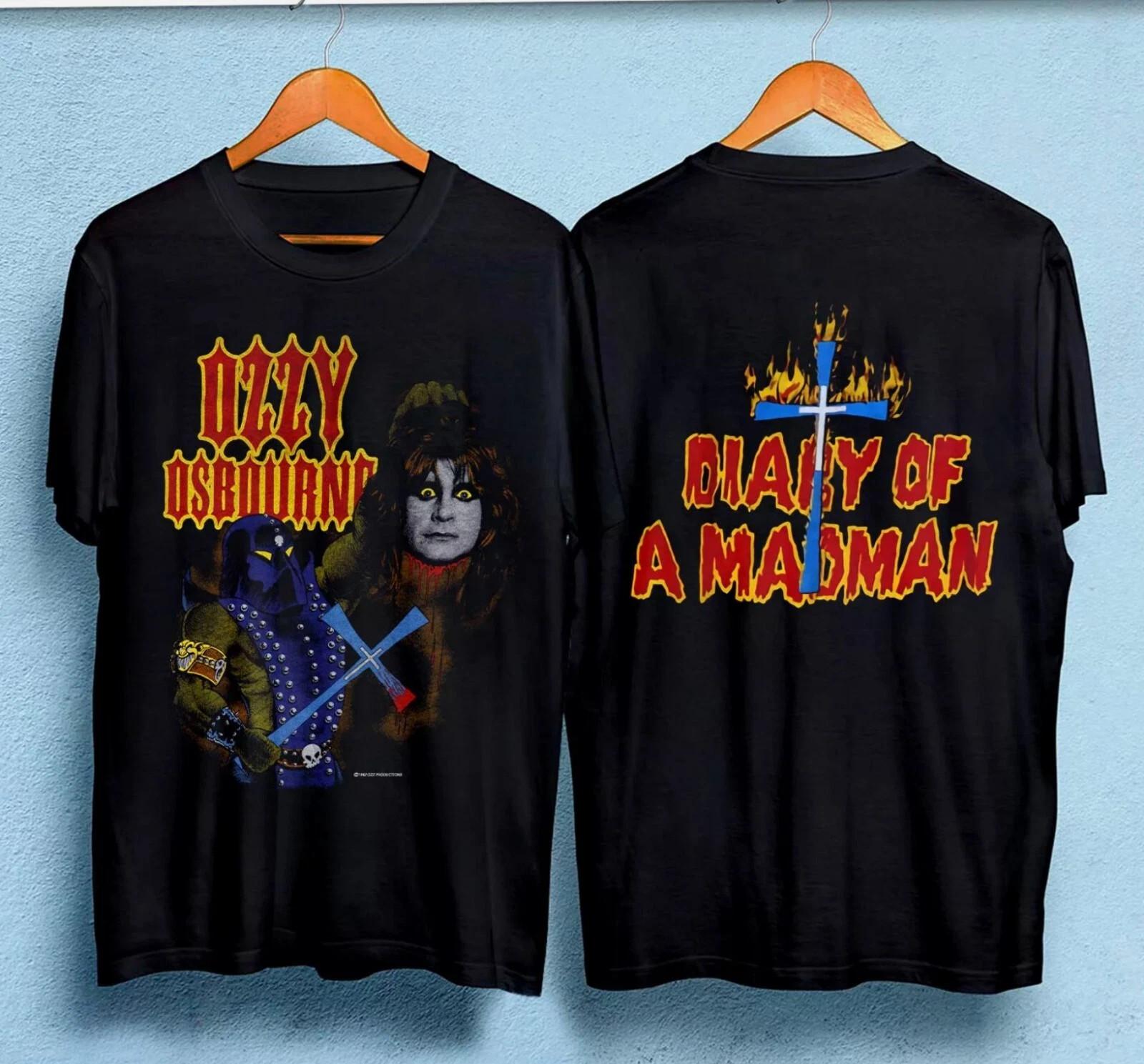 Vintage Style 1982 Ozzy Osbourne Diary Of A Madman Shirt S