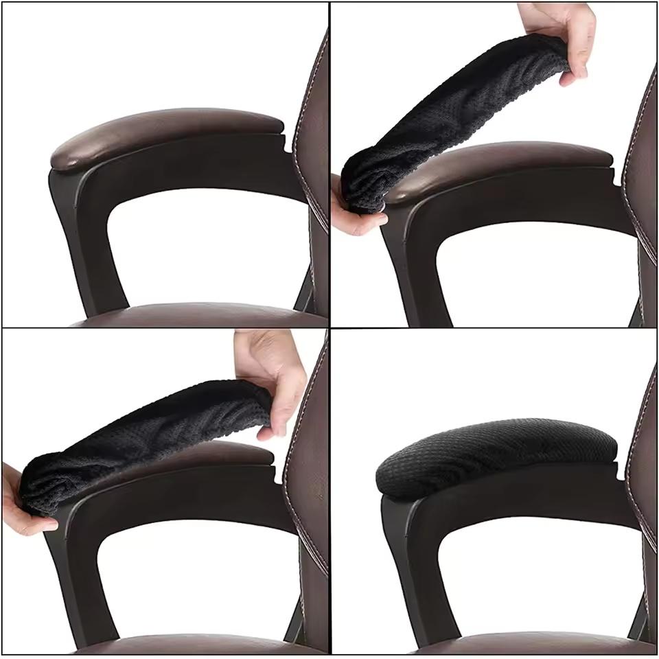 Stretch Office Chair Armrest Covers Anti Dirty High Elastic Computer Chair Arm Protectors Universal Slipcovers