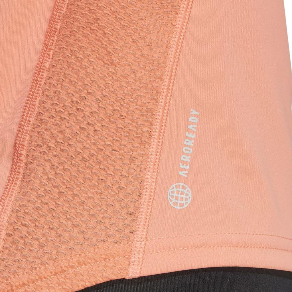 Adidas Logo Round Neck Loose Breathable Sports Training Short Sleeve T-Shirt Women T-Shirts Orange IC5196