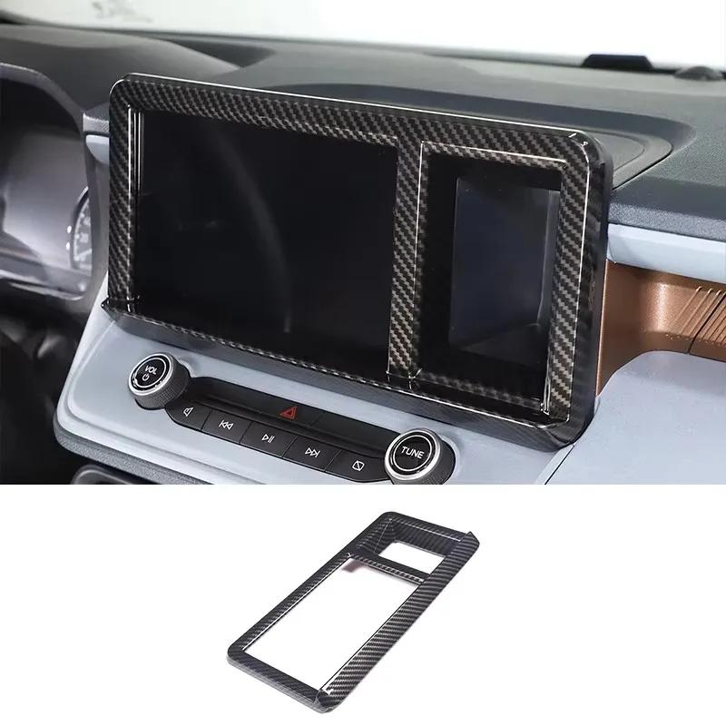 For Ford Maverick 2025-2025 ABS Carbon Fiber Car Central Control Interior Modification Decorative Sticker Car Accessories