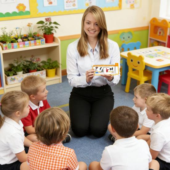 40Pcs Phonics Word Family Build Book Kids Preschool Learning Activity Words Spelling Flash Cards Kindergarten Student Read Rhyme Phonics Flip Book