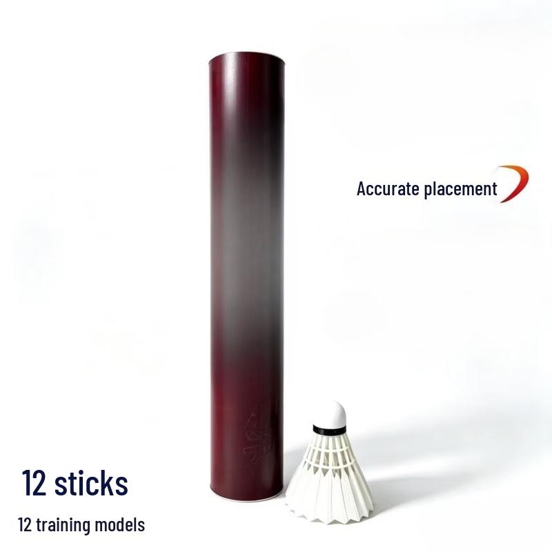Longchan Natural Feather Badminton Shuttlecocks - 12 Pack