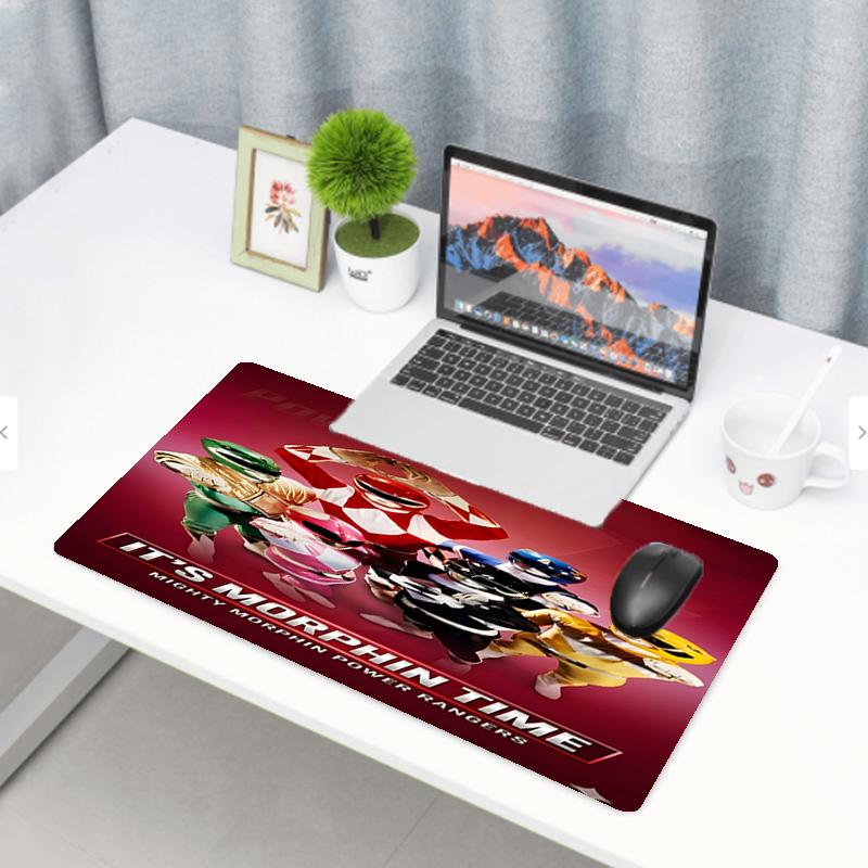Mighty Morphin Power Rangers Print Mouse Pad, Anti‑Slip Desktop keyboard Mat, for PC Laptop Gaming Working Daily Use, Cool Festival Surprise Gift