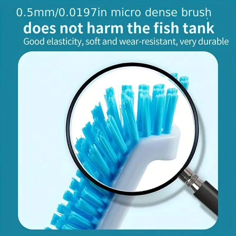 90 Degree Right Angle Bottle Cleaning Gap Brush Telescopic Sink Cleaning Brush Air Conditioner Filter Dust Cleaning Brush with Long Handle