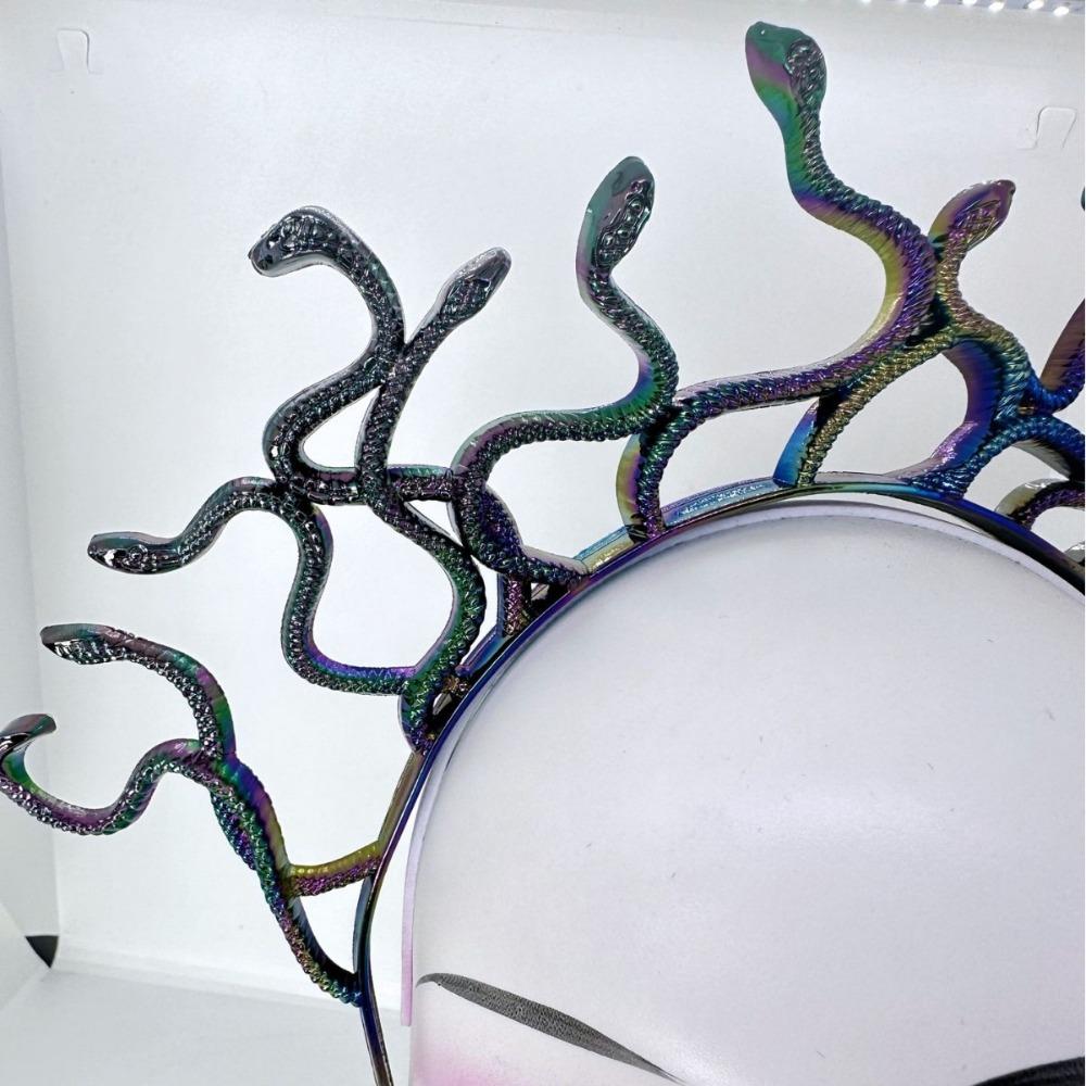 Colored Halloween headband Greek Mythology Cosplay Prop New Snake Hair Hoop Party Supplies