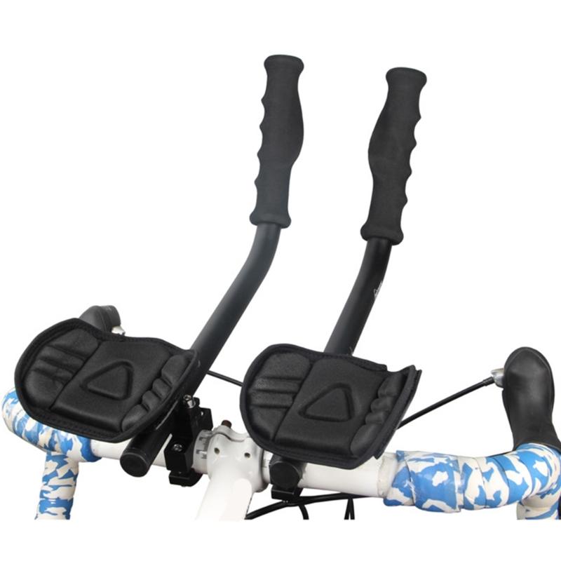 Lega di Alluminio Manubrio Triathlon Poggiamani Poggibraccio Bici da Strada Poggiamani Manubrio Bici da Montagna Asta Poggiamani Accessori Ciclismo
