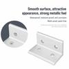 Flat Shape Aluminum Angle Bracket Solid Body Right Angle Bracket  For Workbench Build