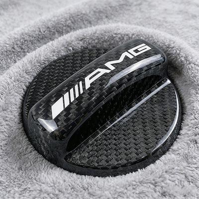 Car Fuel Cap Carbon Fiber Oil Box Lid Petrol Tank Cover For Mercedes Benz AMG GLE GLS CLA CLE GLC CLS GLA W223 Tire Valve Cap