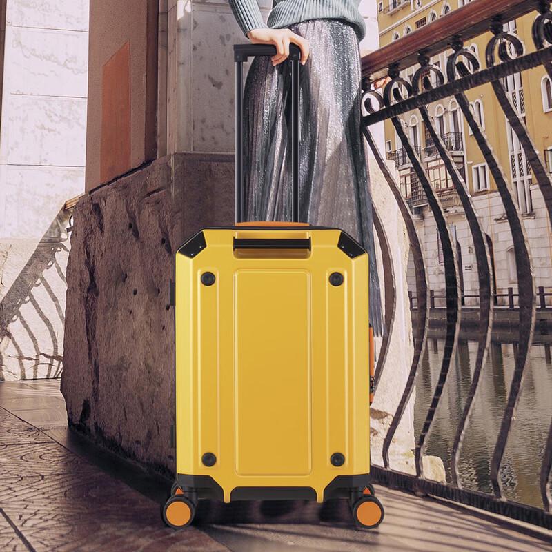 Durable Student Color-Block Luggage 20 Inch
