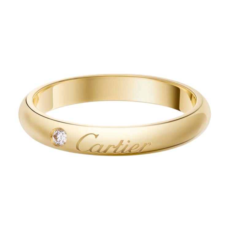 

Кільце Cartier C De Classic Letter 18-каратне золоте кільце унісекс B4243000 Box,Warranty (2025),52