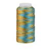 18-Strand Variegated Yarn Bracelet Weaving Cord – Gradient Dragon Scale Koi Thread DIY Material