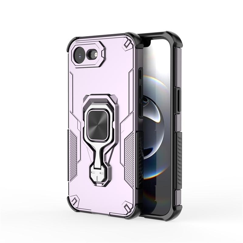 Anti-Slip Phone Case For iPhone 16e Magnetic Suction Stand Phone Holder Armor Back Cover For iPhone 16e Case For iPhone 16e Case