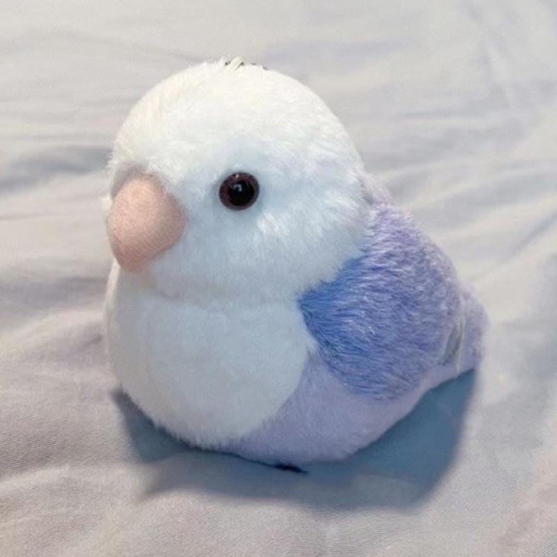 Lovely Bird High Fidelity Parrot Peony Parrot Plushie Budgerigar Budgie Plush Toys Lifelike Animals Simulation Stuffed Doll Toy