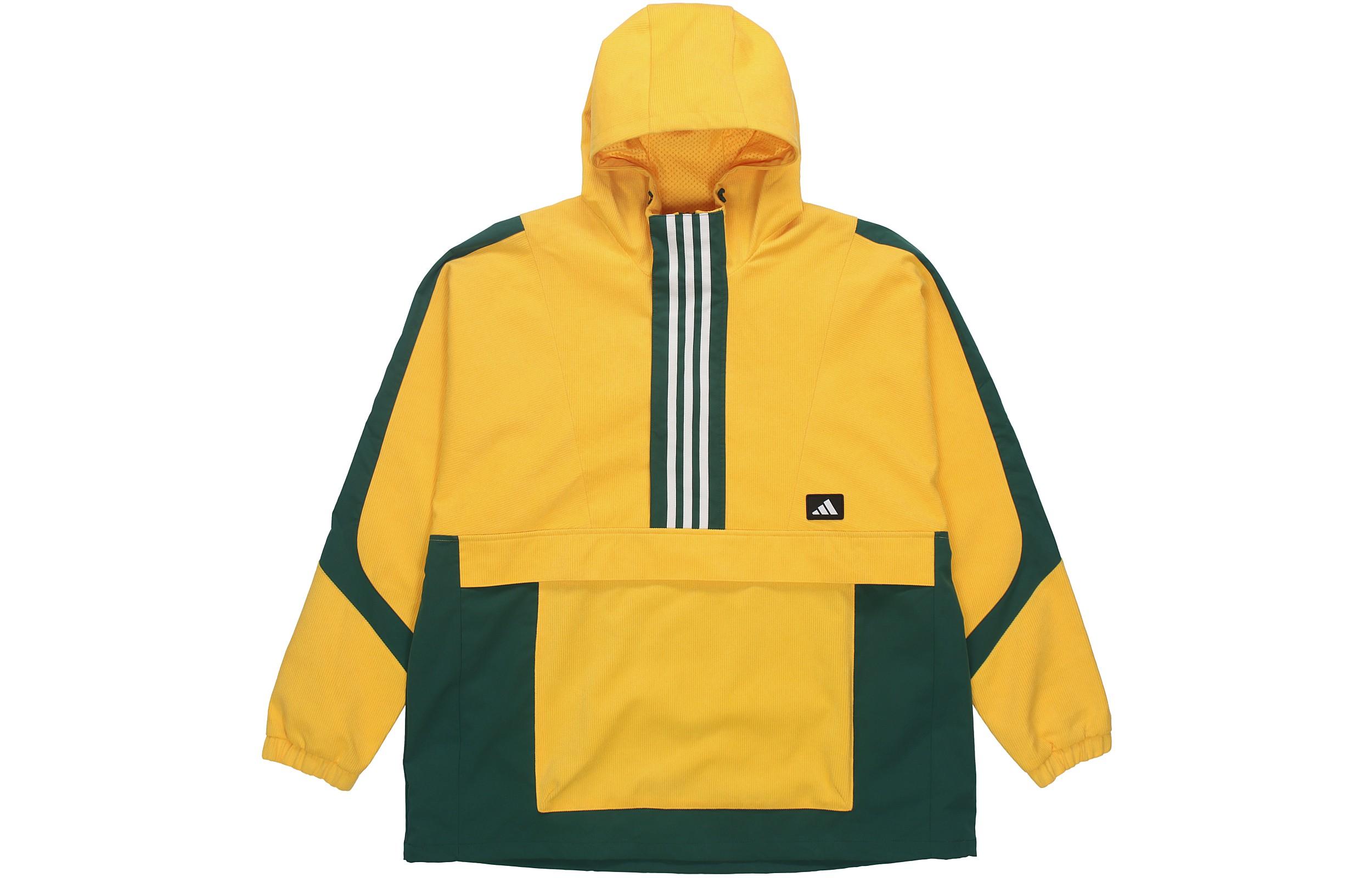 Adidas Jackets Men s Yellow Hooded Moderate Other GM4453 L