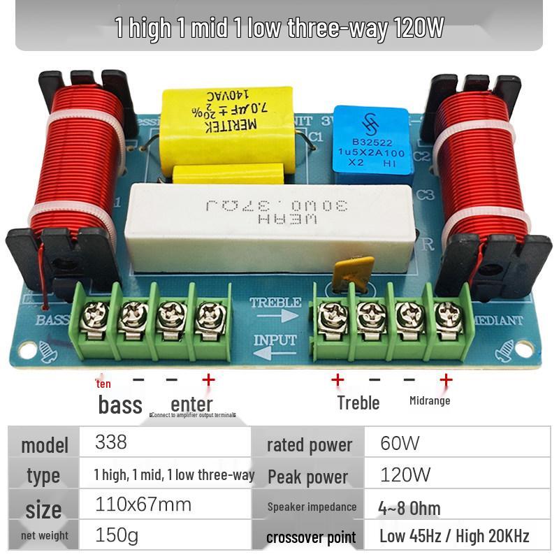 DIY High-Power, No-Weld Speaker Crossover: 2-Way to 5-Way HIFI