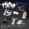 LED Permanent Outdoor Lights IP65 Waterproof RGBIC Eave Lights RGB+IC 100FT Smart LED Eaves Lights  DIY Holiday String Light